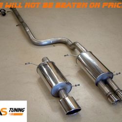 Mongoose Ford Fiesta ST180 MK7.5 Full Exhaust System